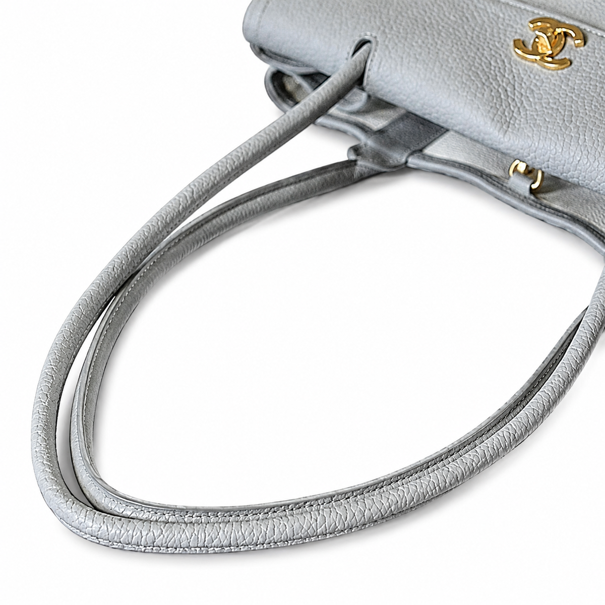 Chanel Quilted Metal Accent Shoulder Bag