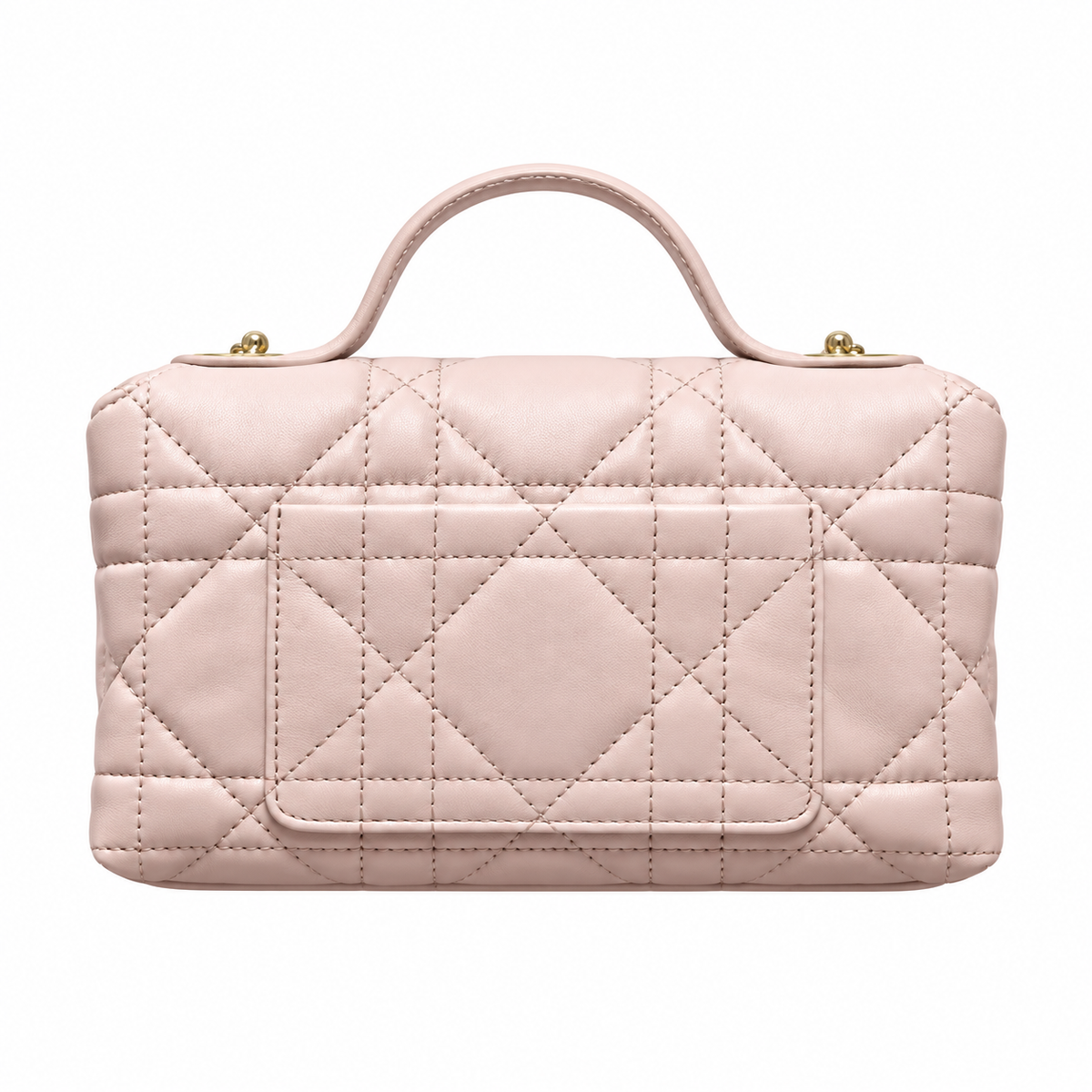 Dior Quilted Cannage Convertible Crossbody Bag with Top Handle