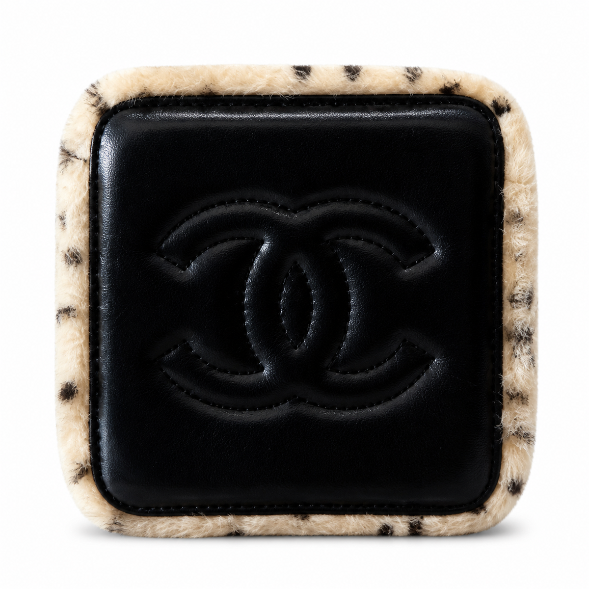 Chanel Spotted Fuzzy Bucket Bag