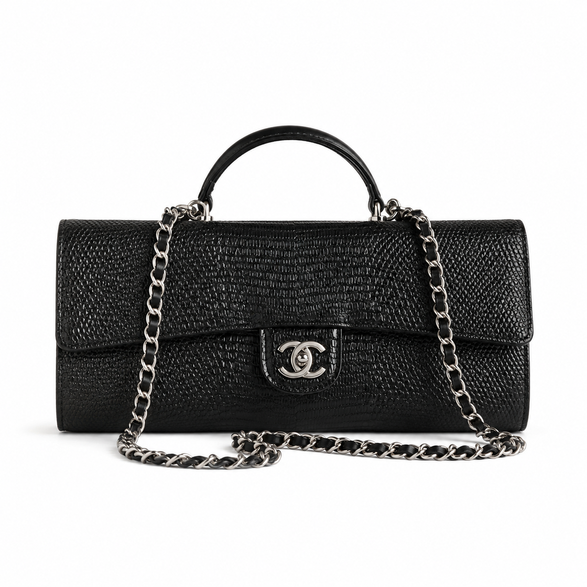 Chanel Quilted Top Handle Bag