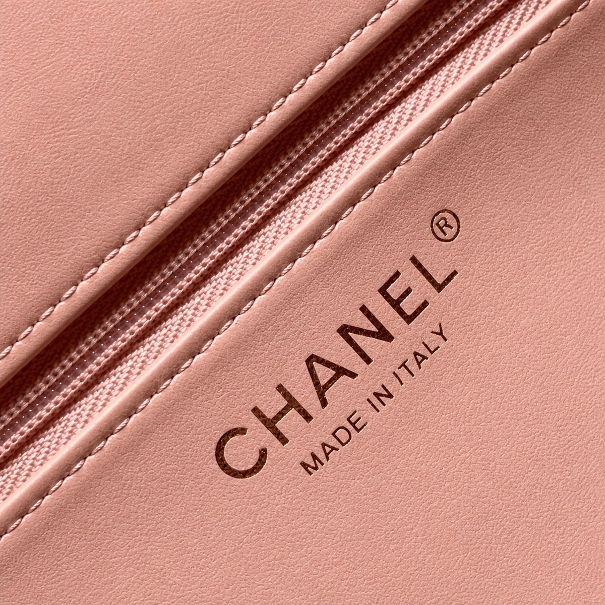 Chanel Pink Textured Flap Shoulder Bag