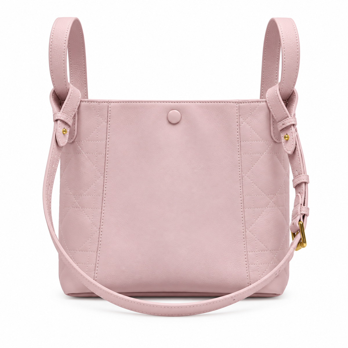 Dior Toujours Small Tote Bag in Blush Pink with Christian Dior Logo