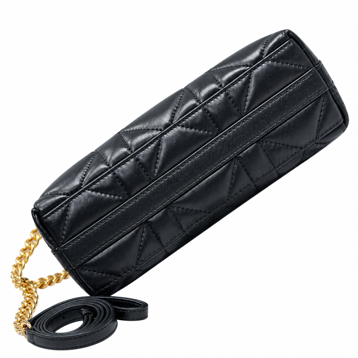 Dior Quilted Cannage Convertible Shoulder Bag with Top Handle