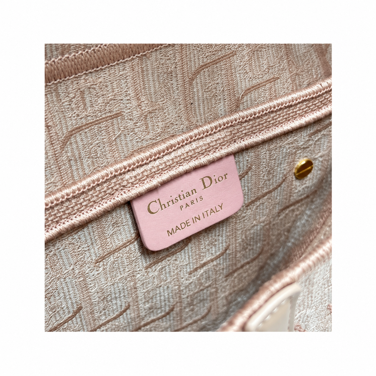 Dior Quilted Cannage Flap Shoulder Bag with Adjustable Strap