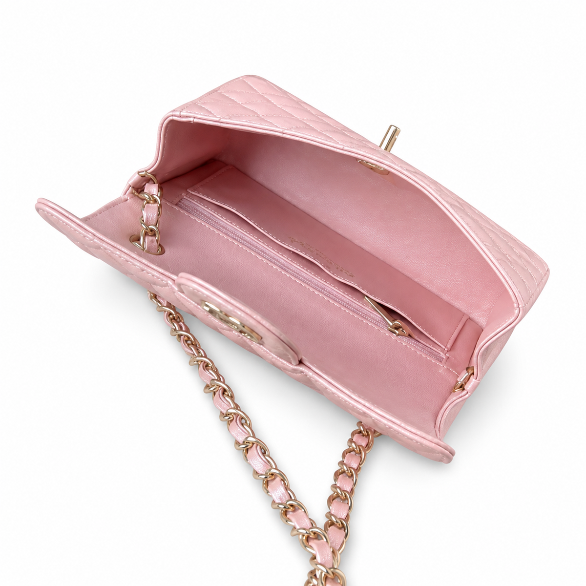 Chanel Pale Pink Quilted Flap Bag