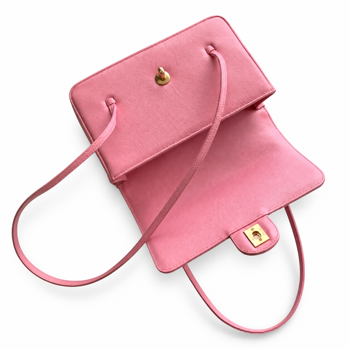 Chanel Bright Pink Flap Shoulder Bag