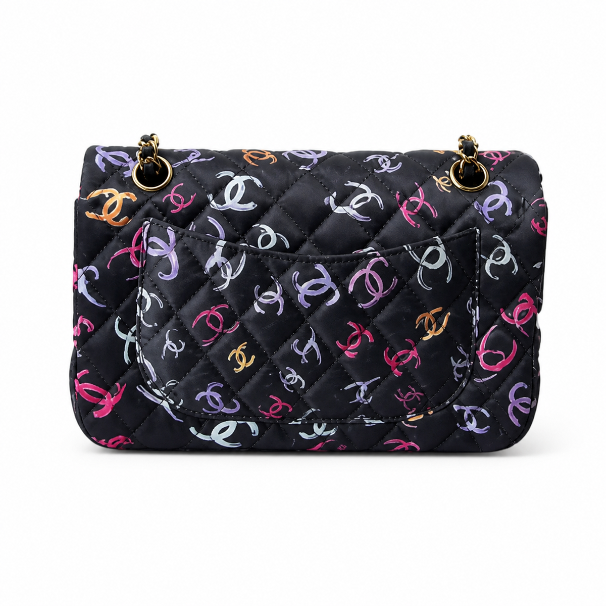 Chanel Multicolor CC Quilted Flap Bag