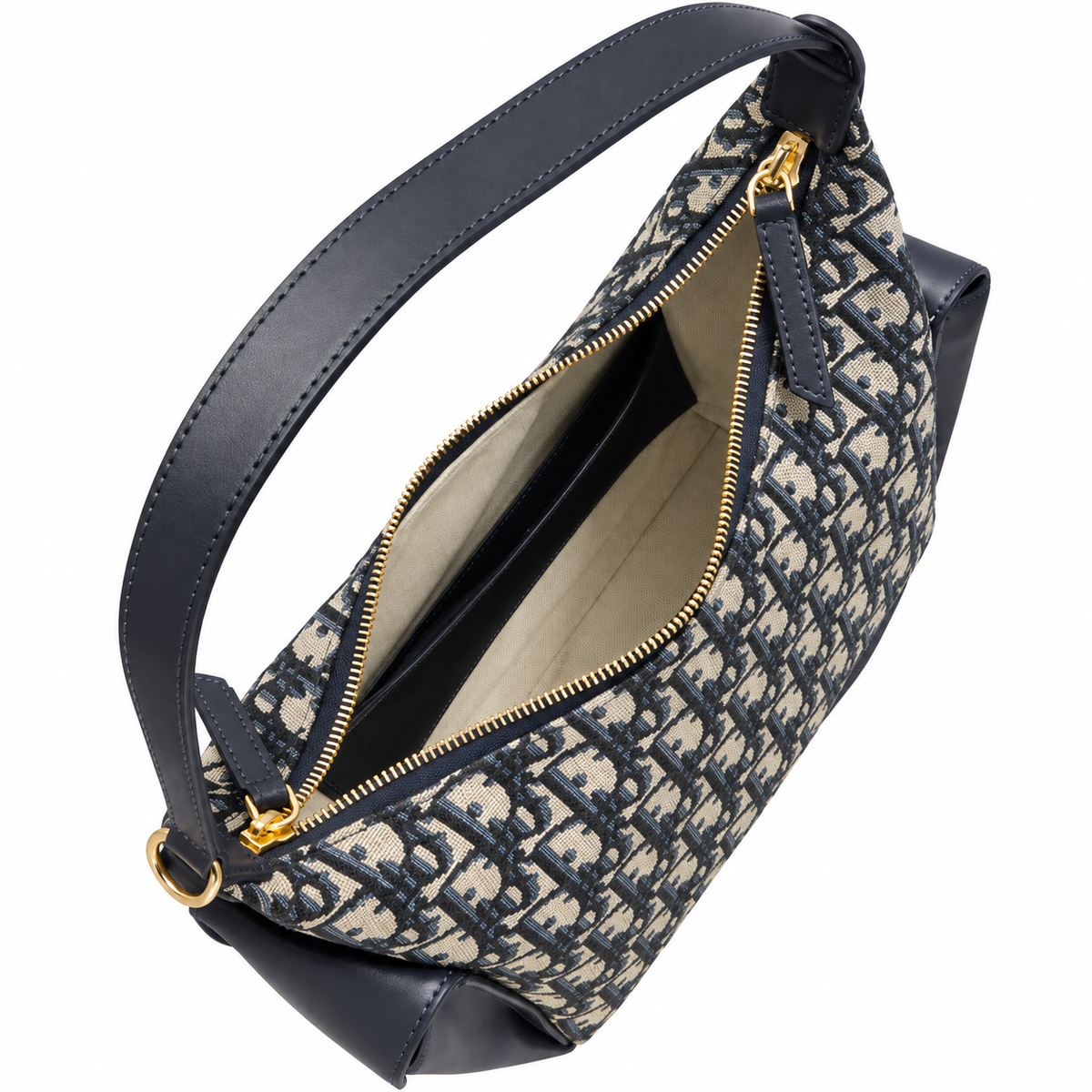 Dior Quilted Cannage Baguette Top Handle Bag with Removable Strap