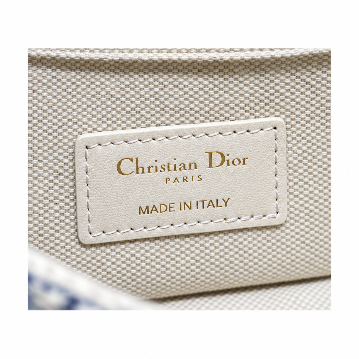 Dior Bobby East-West Bag in Blue Oblique Jacquard with CD Clasp