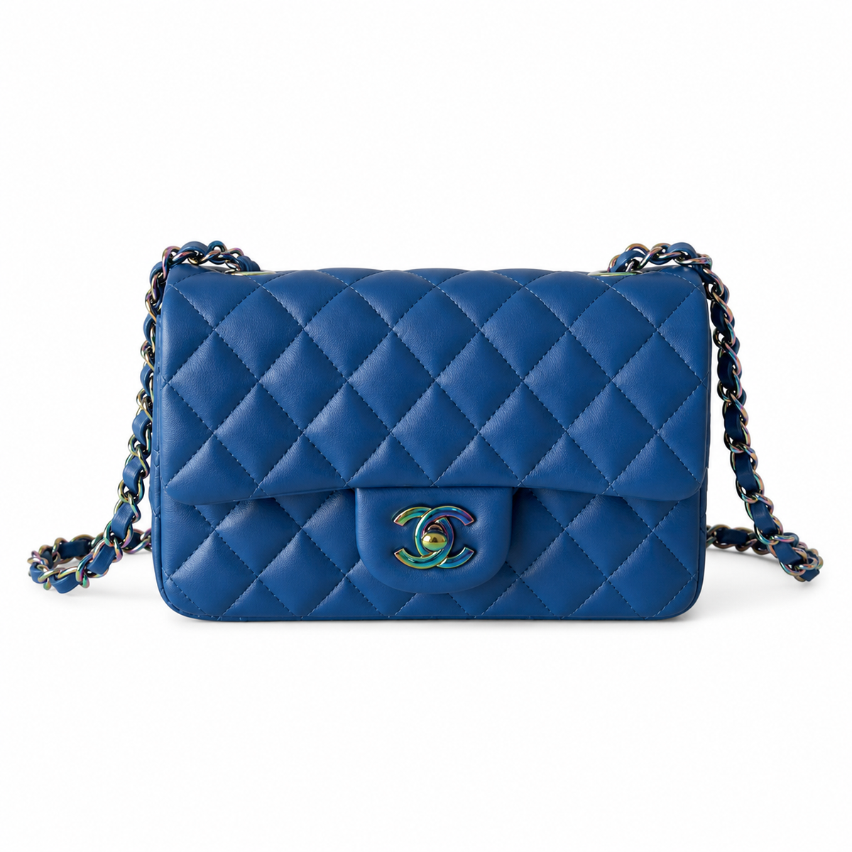 Chanel Blue Quilted Flap Bag