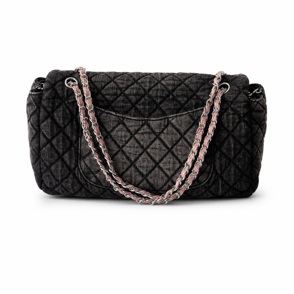 Chanel Charcoal Quilted Flap Bag
