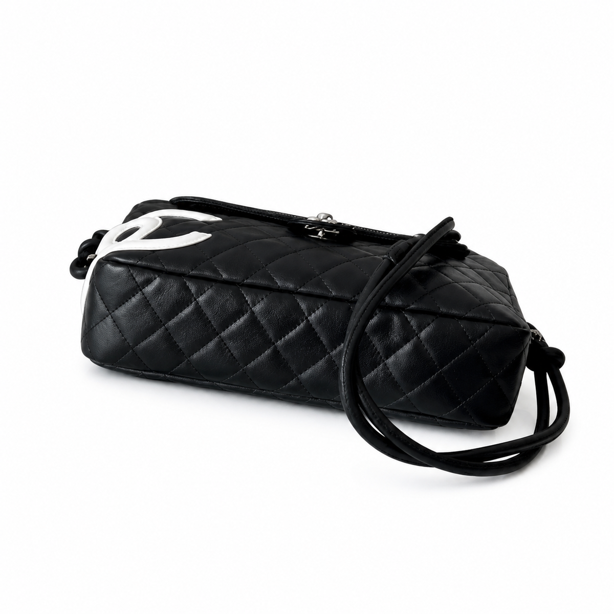 Chanel Black Quilted Logo Bag