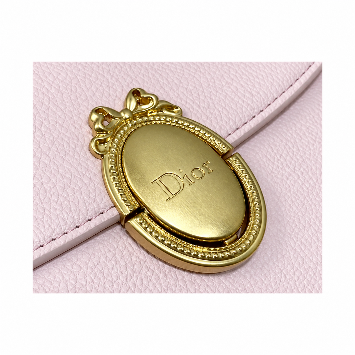 Dior Quilted Cannage Flap Shoulder Bag with Adjustable Strap