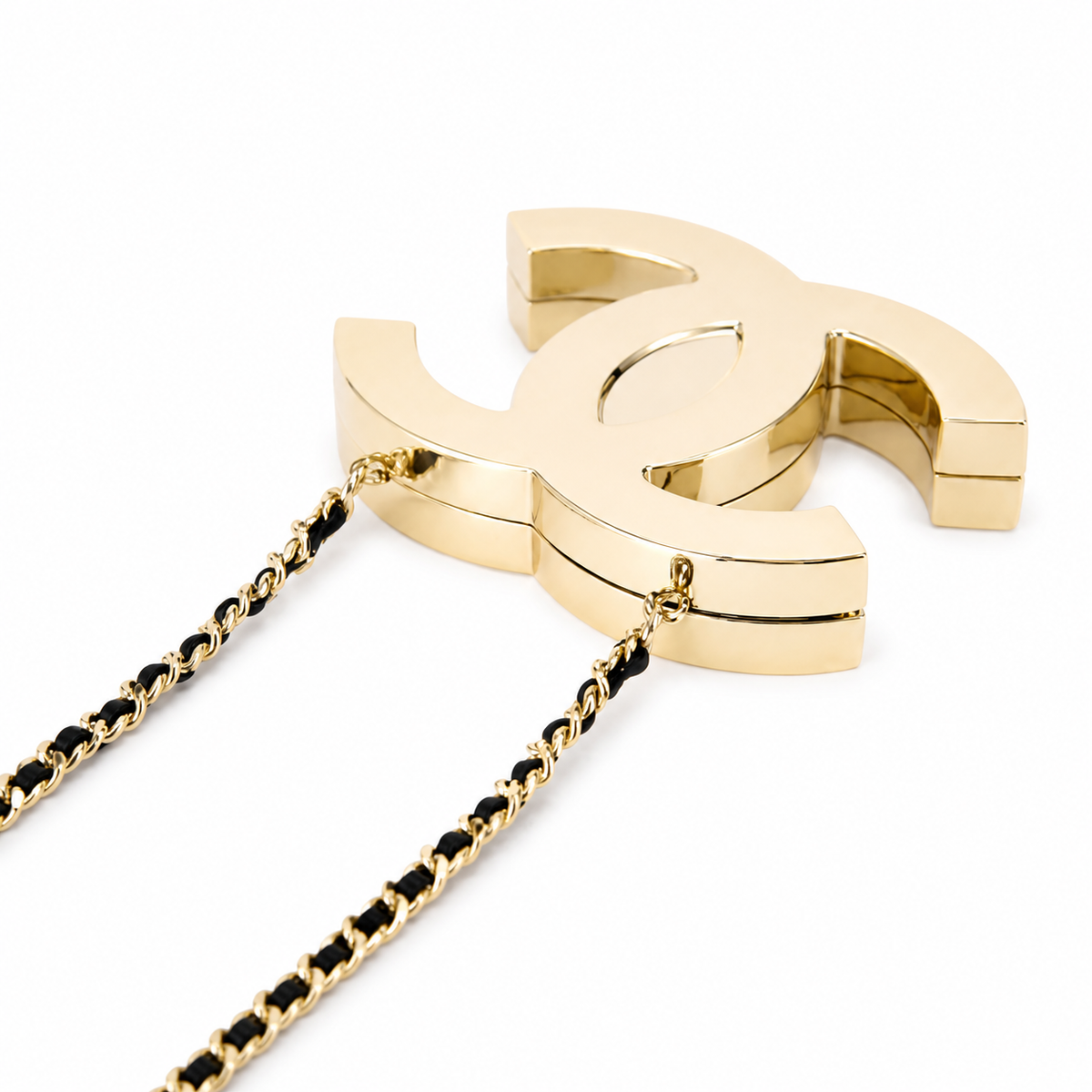 Chanel Gold CC Mini Crossbody Bag