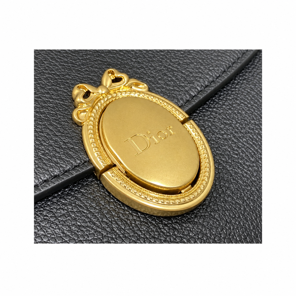 Dior Quilted Cannage Flap Shoulder Bag with Adjustable Strap