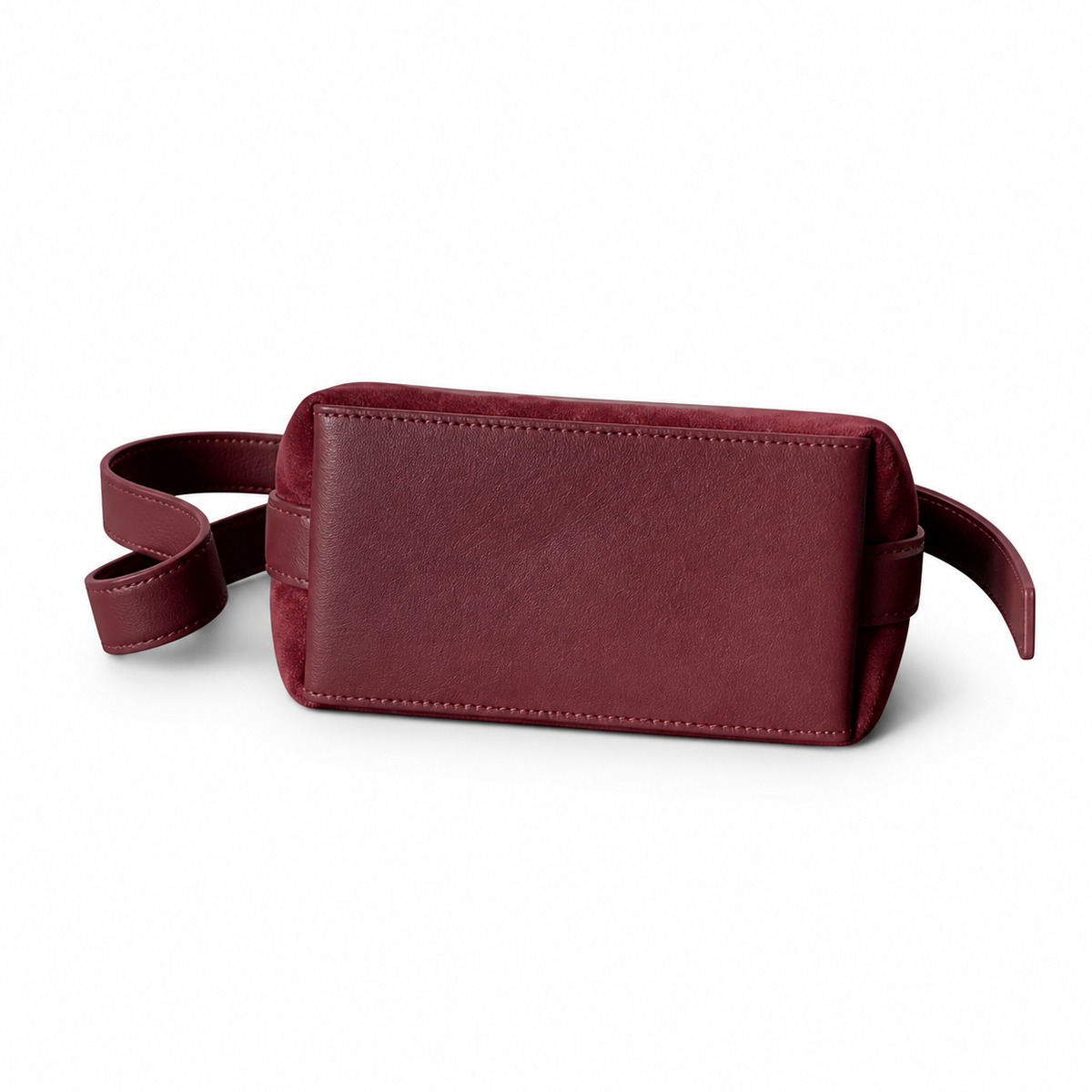 Chanel Burgundy Quilted Bucket Bag