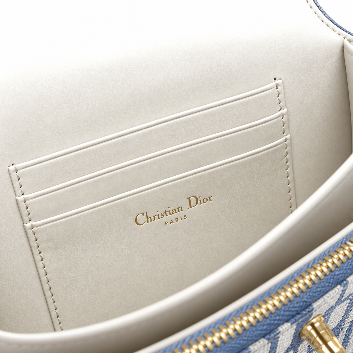 Dior Quilted Cannage Mini Flap Shoulder Bag with Adjustable Strap