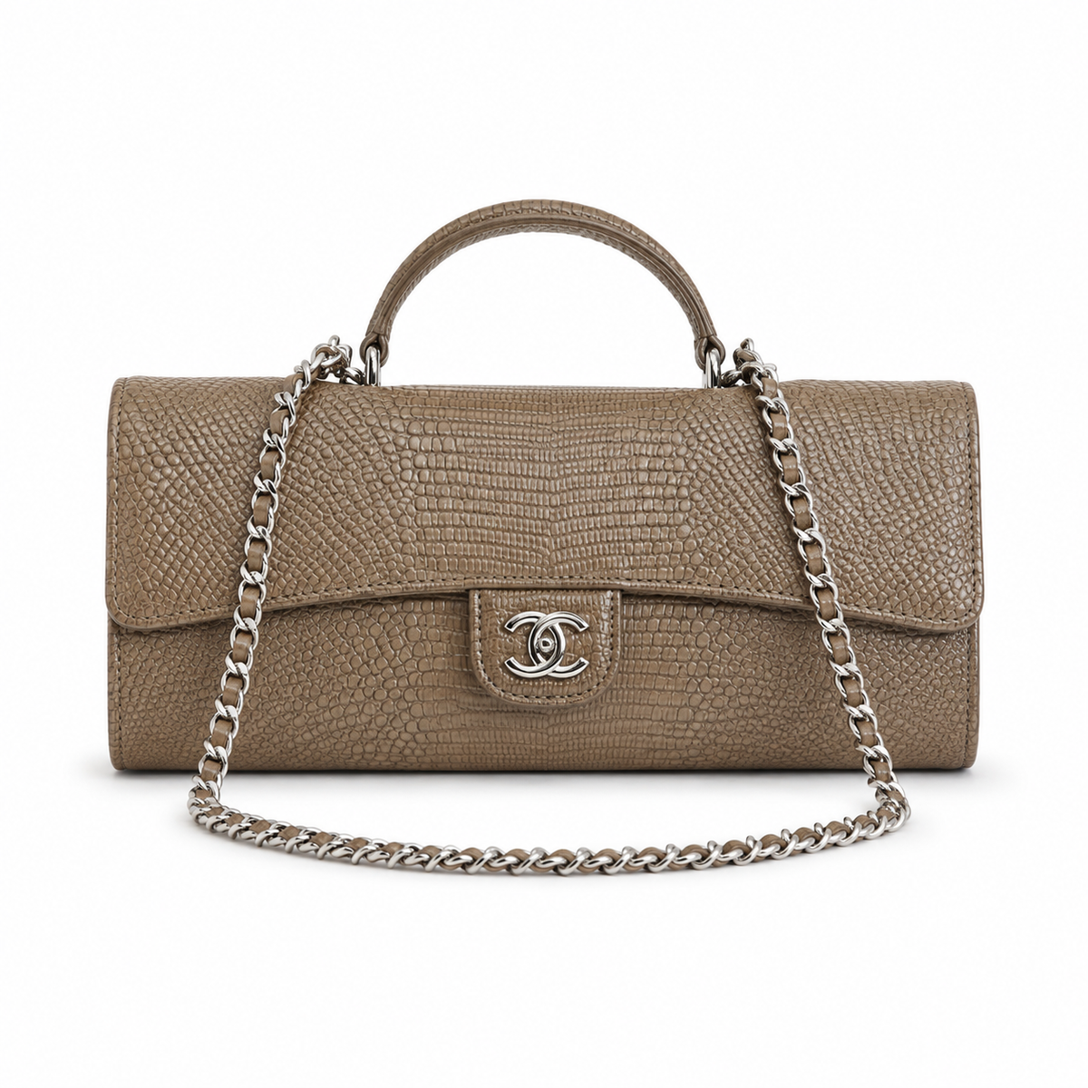 Chanel Diamond Quilted Top Handle Bag