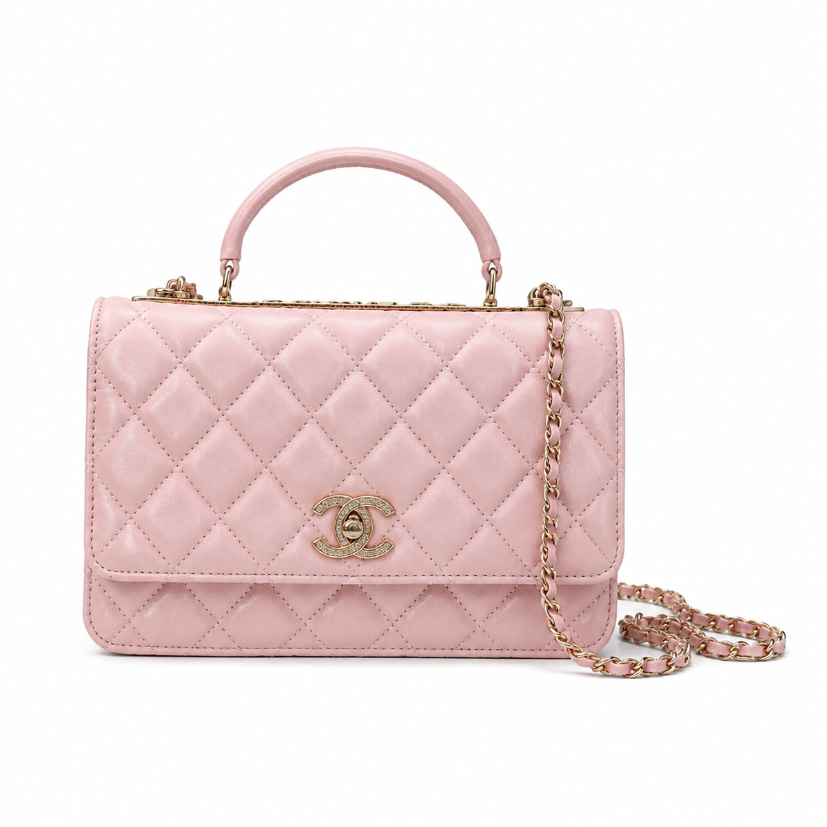 Chanel Quilted Mini Chain Crossbody Bag