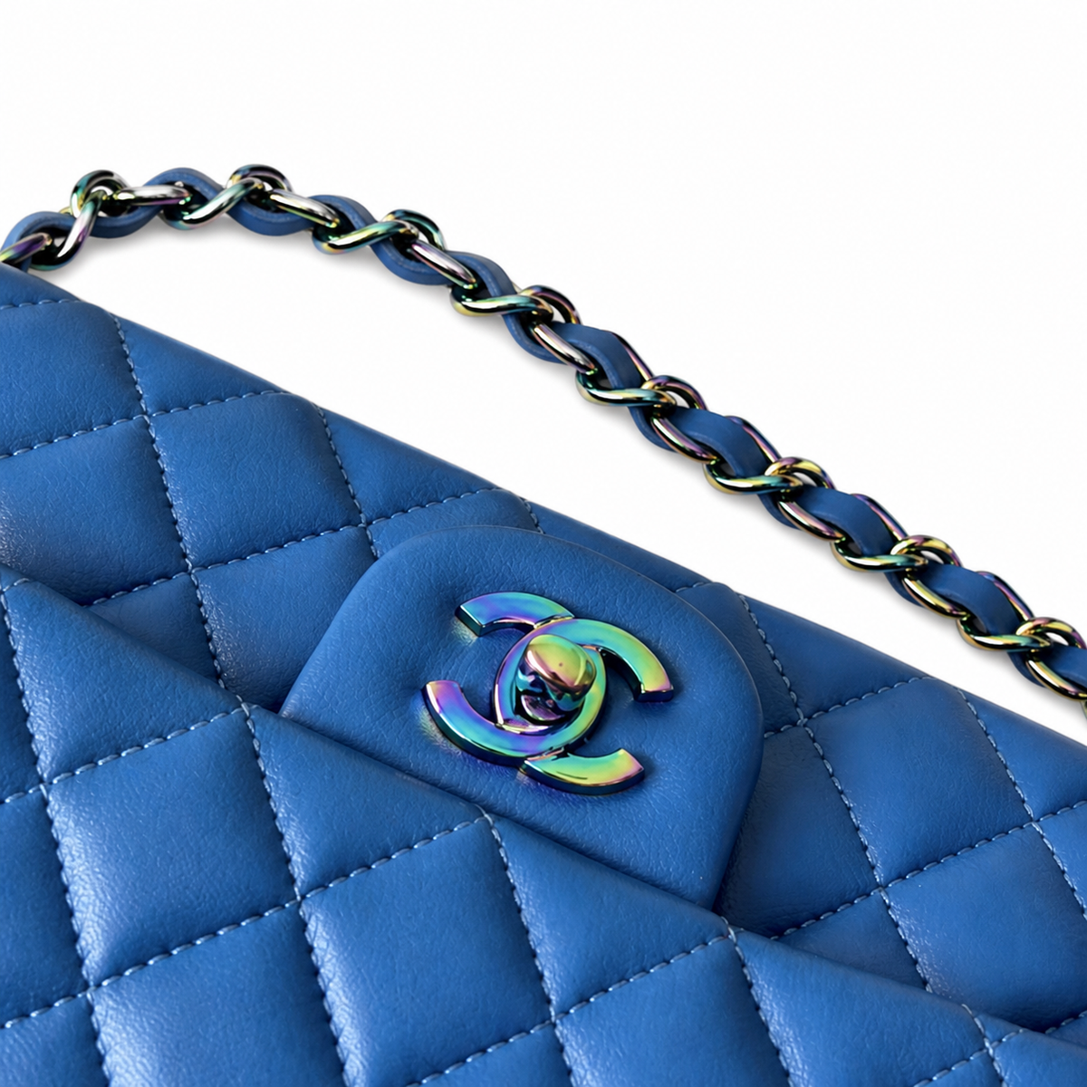Chanel Blue Quilted Flap Bag