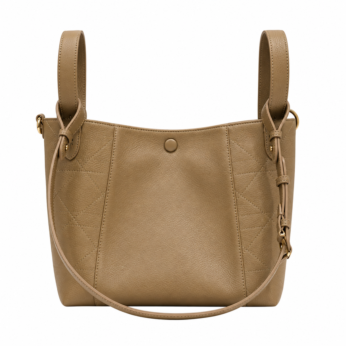 Dior Toujours Small Tote Bag in Taupe with Christian Dior Logo