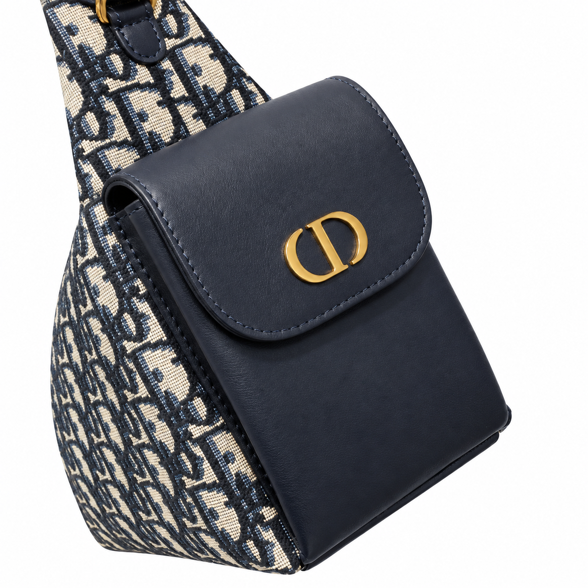 Dior Quilted Cannage Baguette Top Handle Bag with Removable Strap