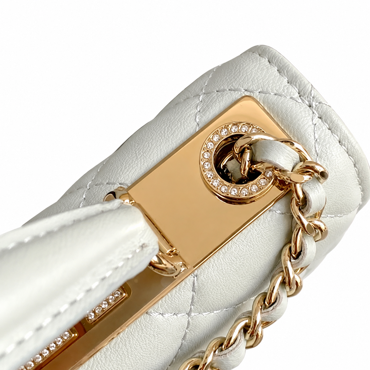 Chanel Quilted Slim Chain Shoulder Bag