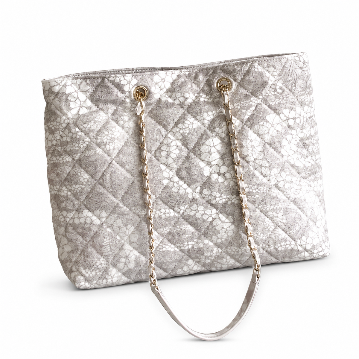 Chanel Quilted Leather Large Tote Bag