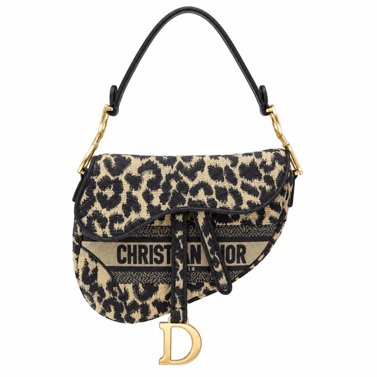 Dior Quilted Cannage Flap Shoulder Bag with Adjustable Strap