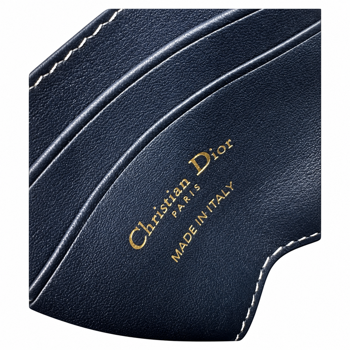 Dior Navy Oblique Jacquard Mini CD Bucket Bag