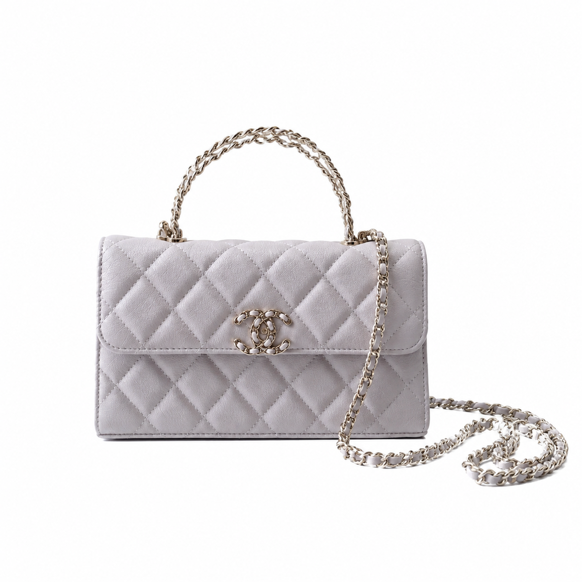 Chanel Quilted Leather Chain Shoulder Bag