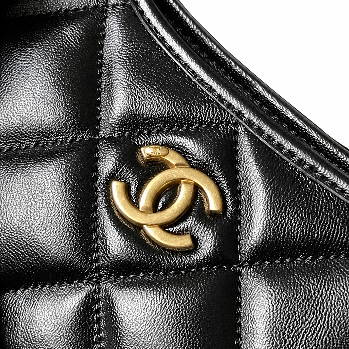 Chanel Black Quilted Hobo Bag