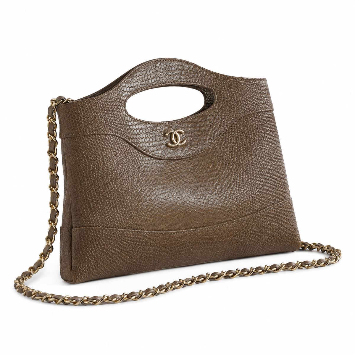 Chanel Quilted CC Top Handle Bag