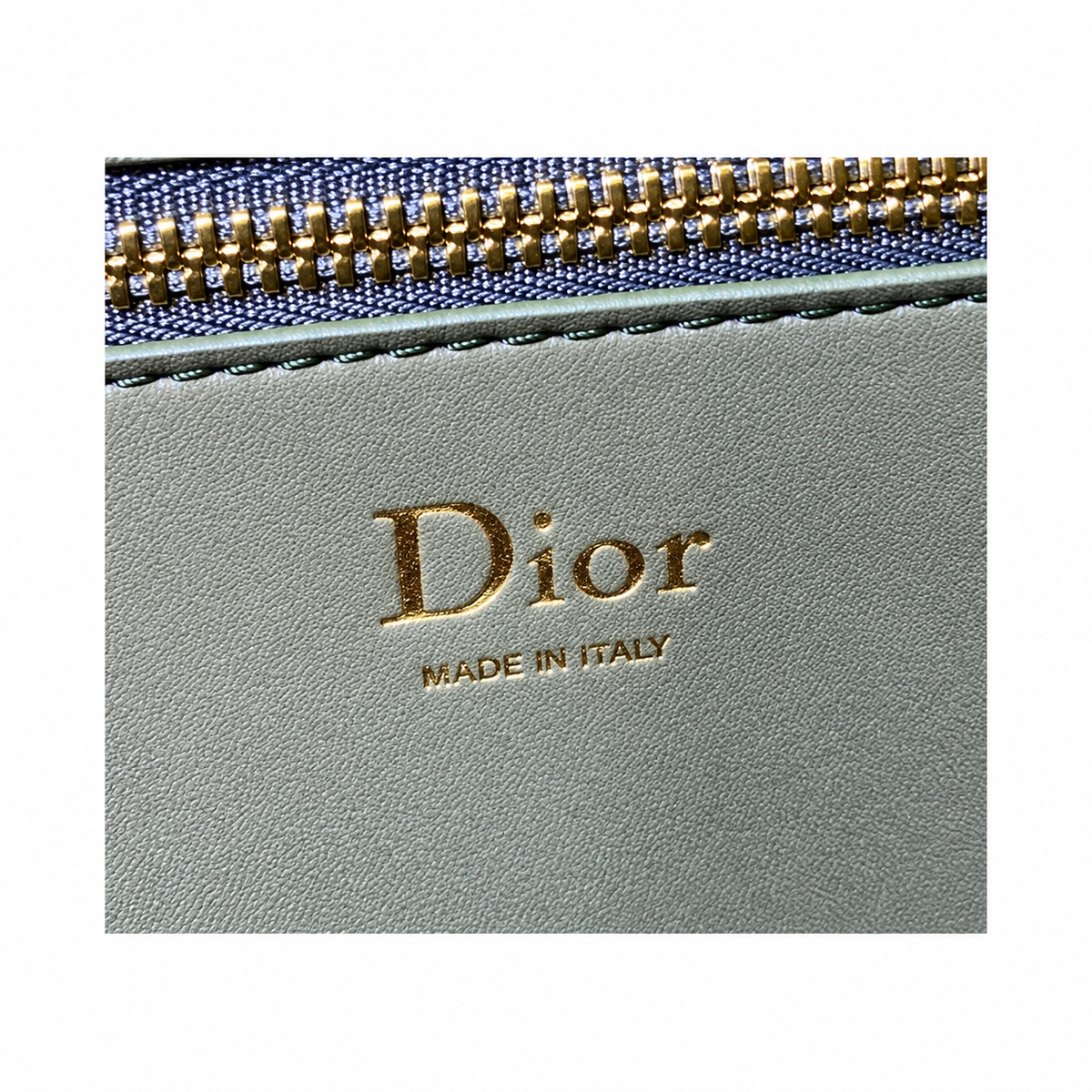 Dior 30 Montaigne Flap Crossbody Bag in Sage Green with Adjustable Strap