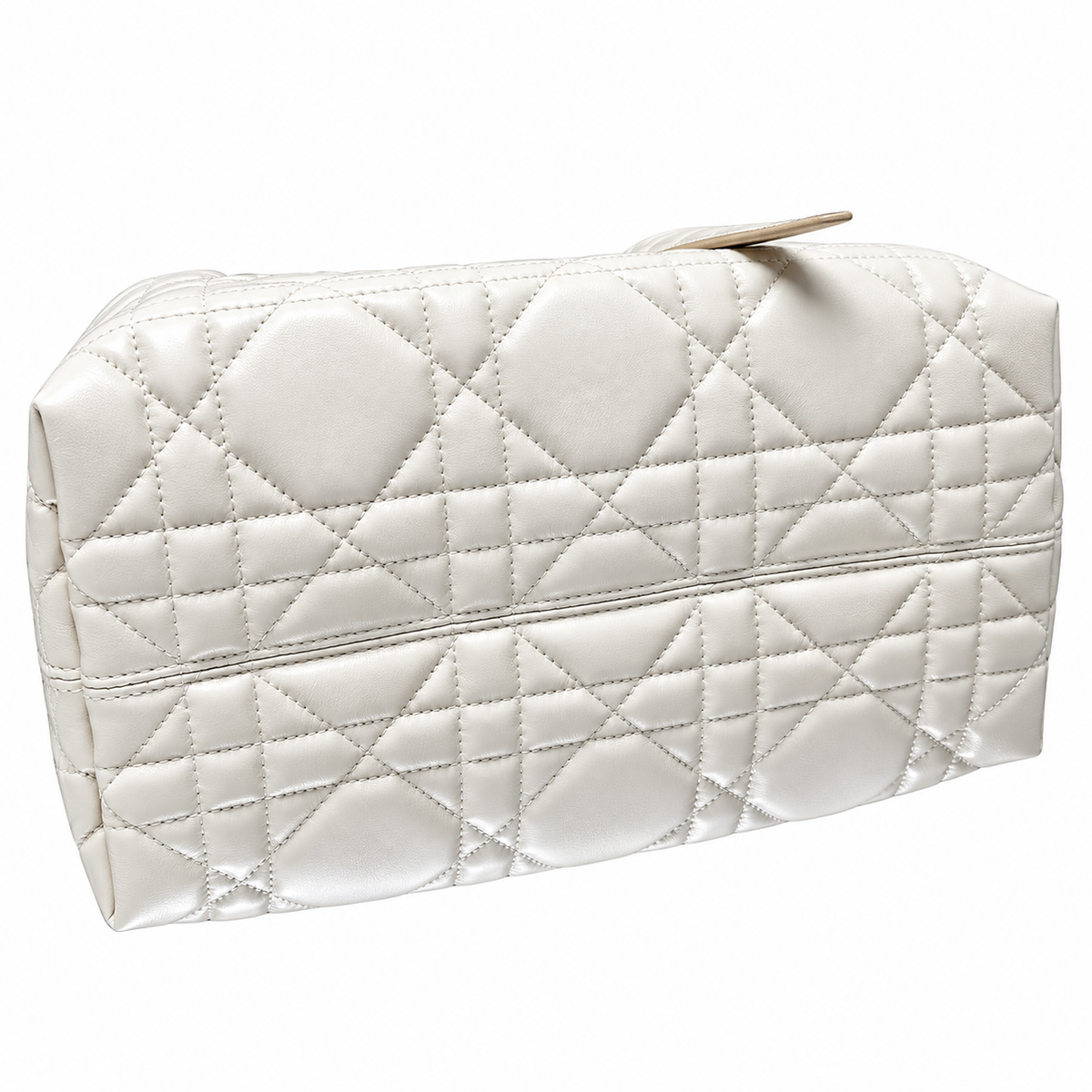 Dior Quilted Cannage Large Top Handle Tote Bag with Removable Strap