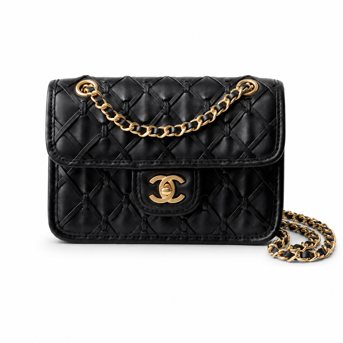 Chanel Metallic Quilted Flap Bag