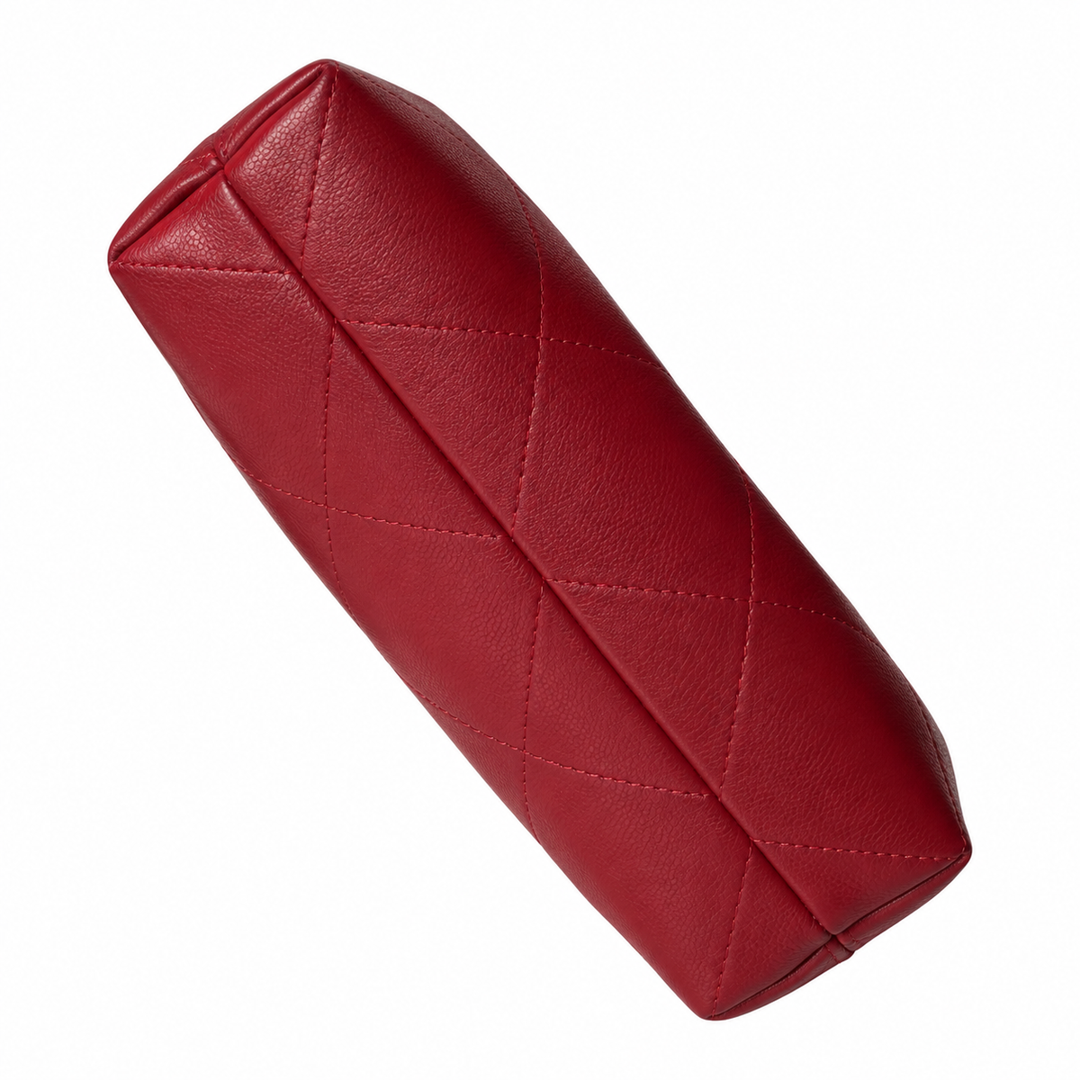 Chanel Red Quilted Lambskin Large 19 Flap Bag