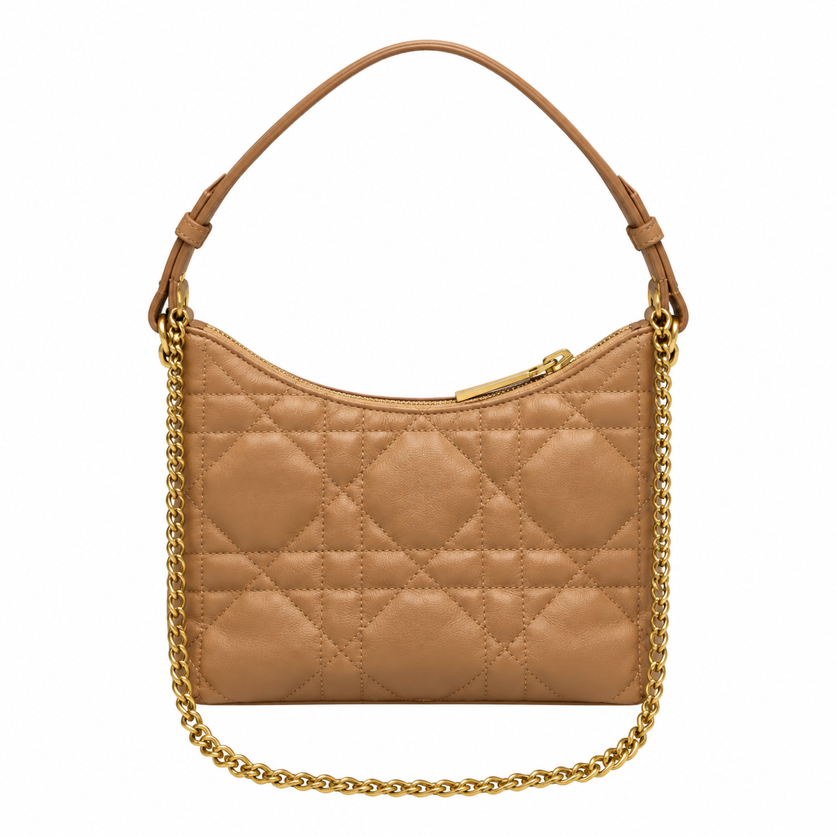 Dior Quilted Cannage Convertible Shoulder Bag with Top Handle