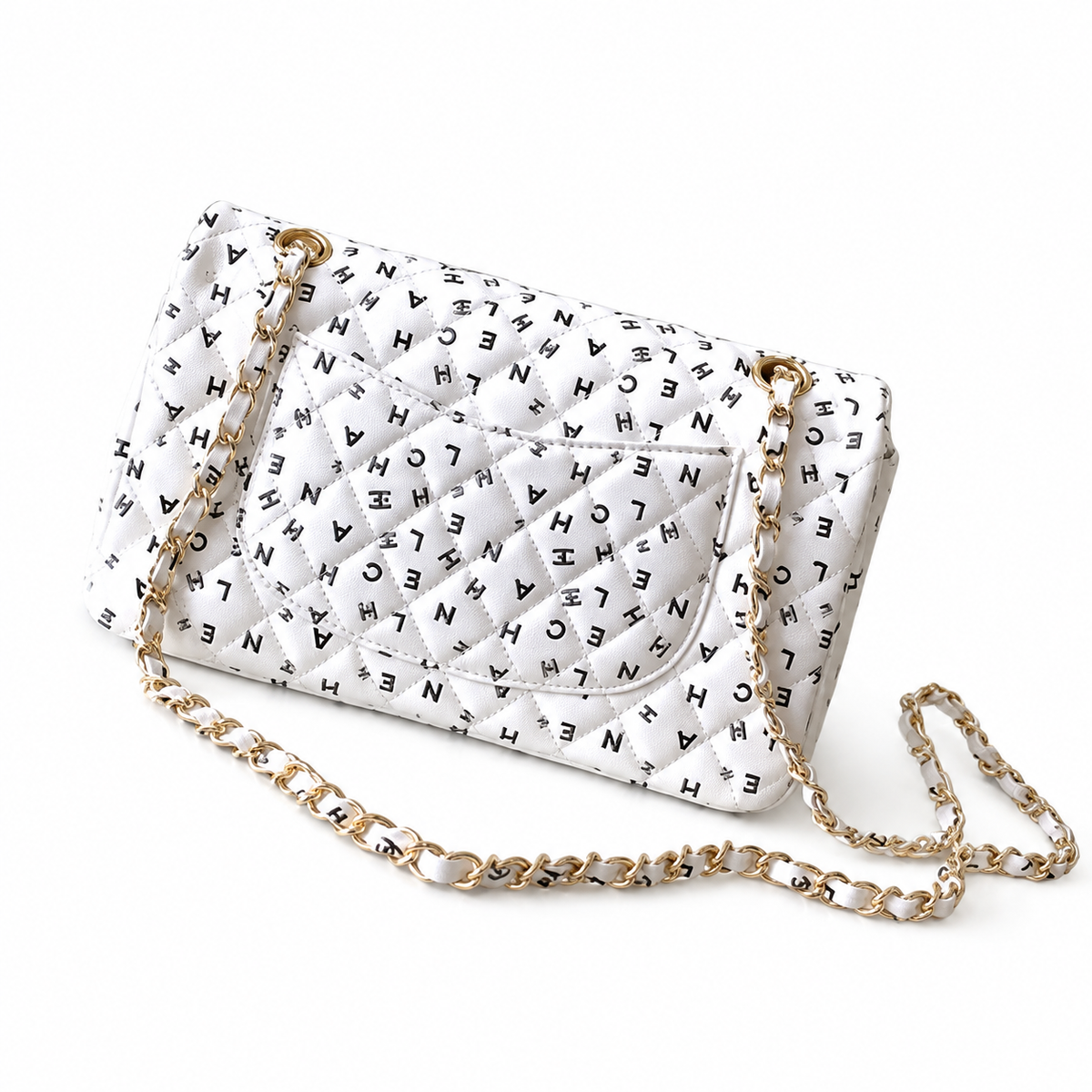 Chanel Quilted Chain Crossbody Bag