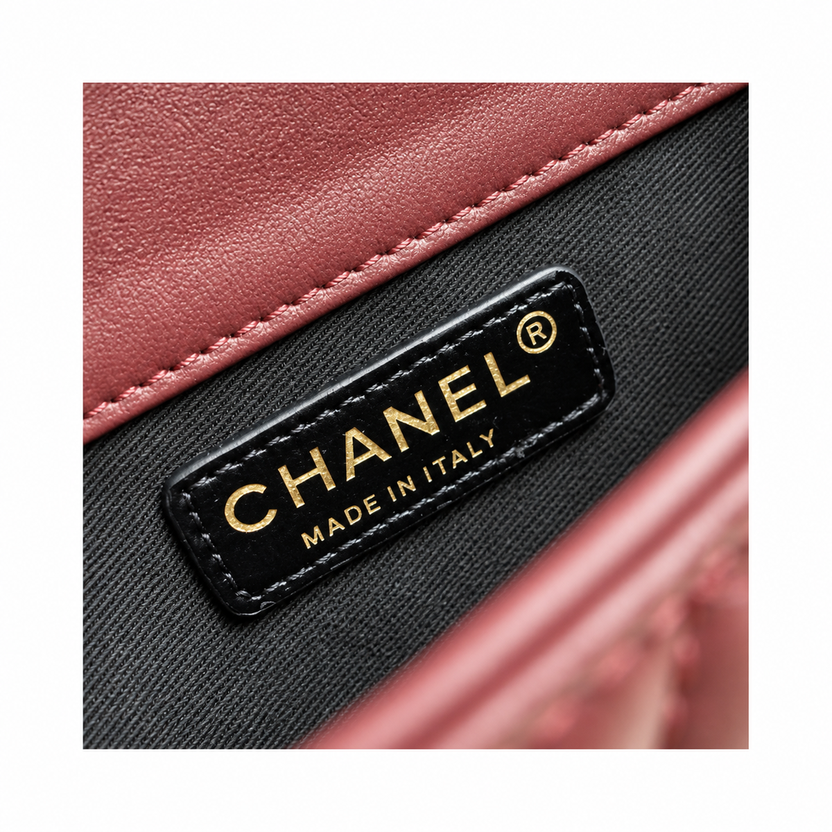 Chanel Burgundy Quilted Flap Bag with Black Braided Edge