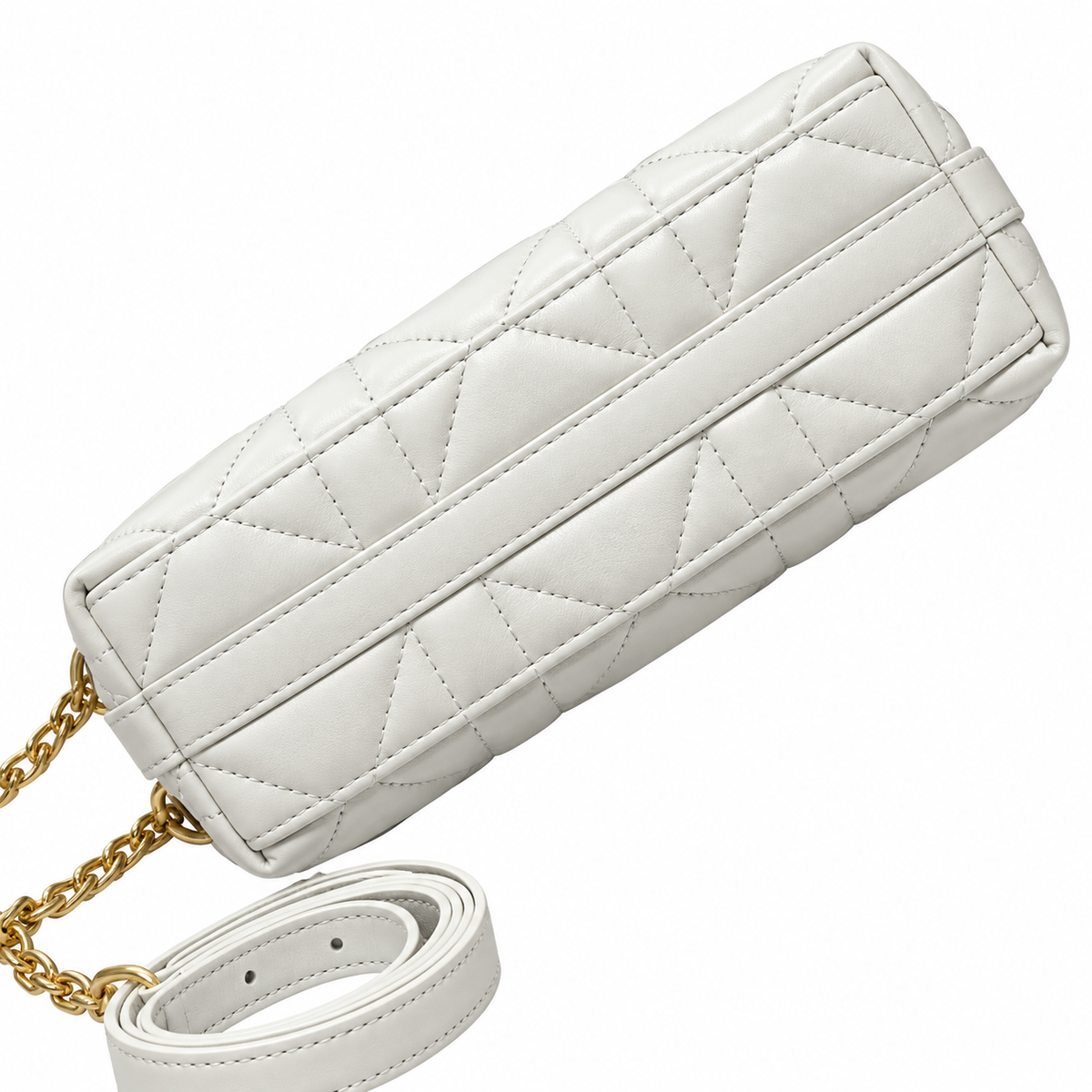 Dior Quilted Cannage Convertible Shoulder Bag with Top Handle