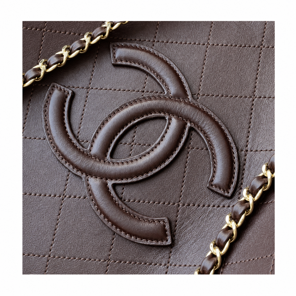 Chanel Quilted CC Chain Tote Bag