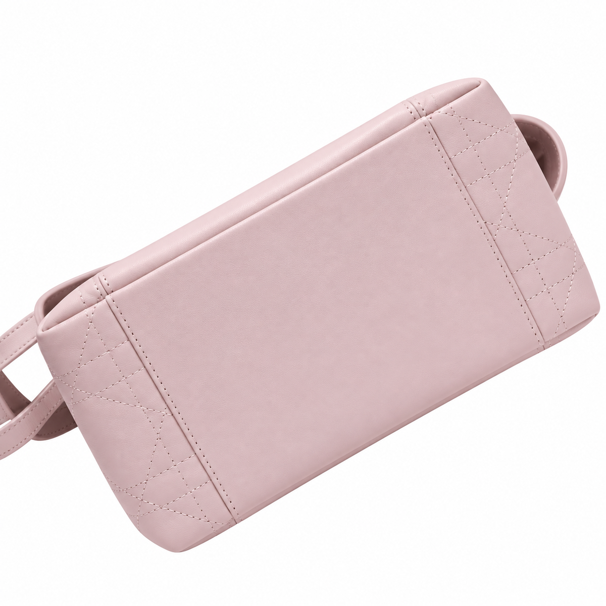 Dior Toujours Small Tote Bag in Blush Pink with Christian Dior Logo