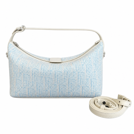 Dior Oblique Jacquard Crescent Bag