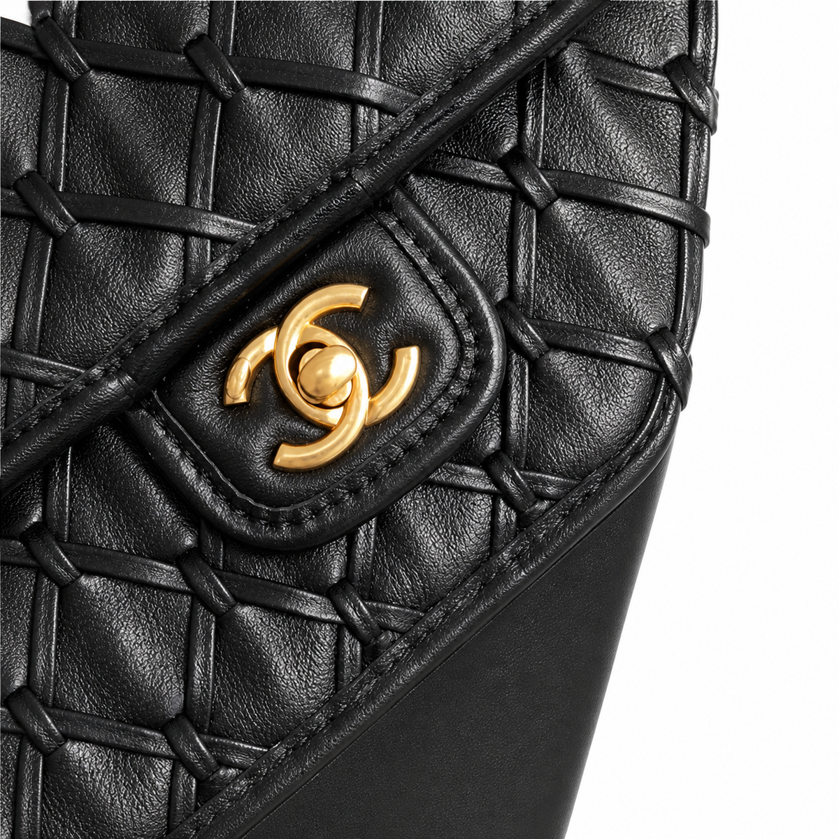 Chanel Metallic Quilted Flap Bag