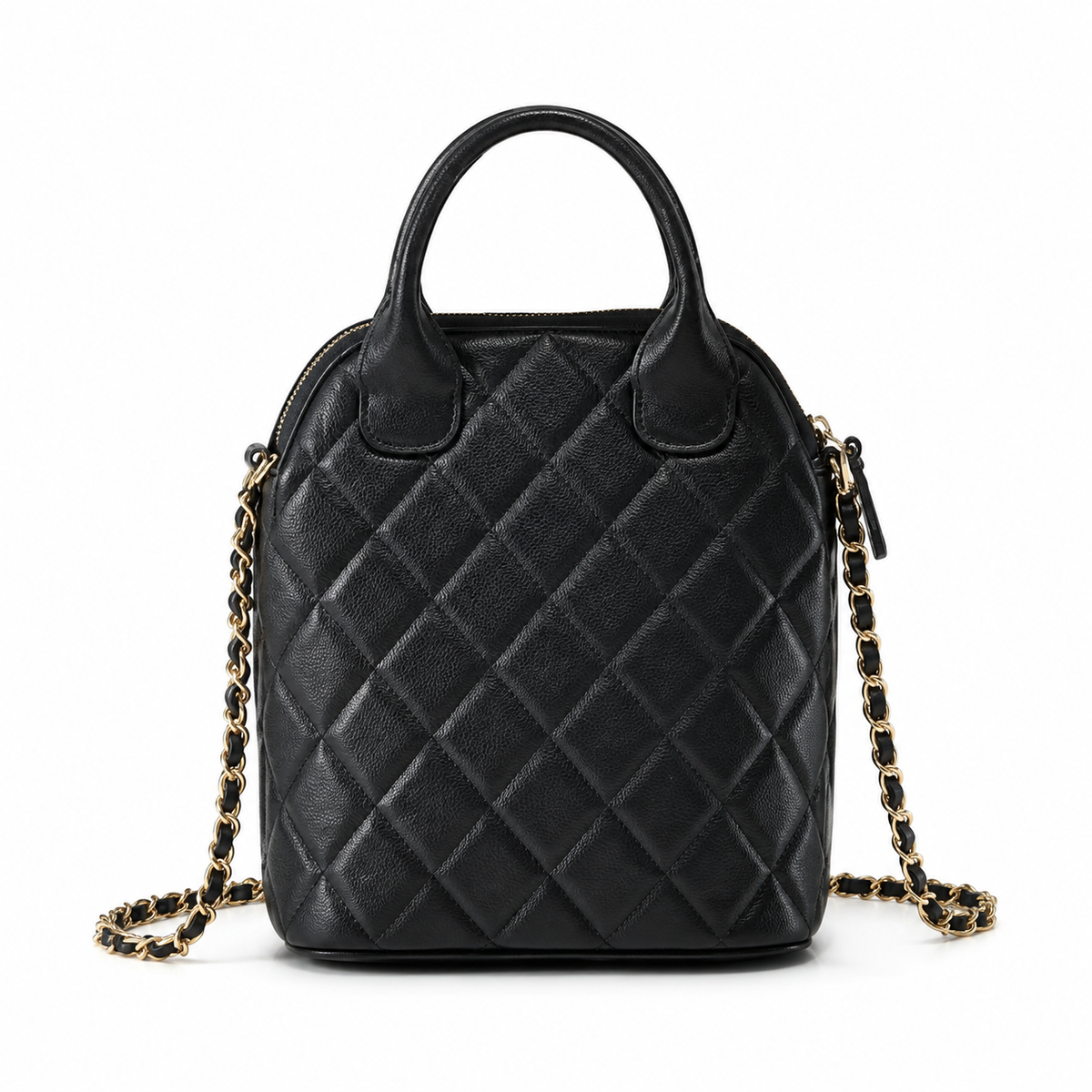 Chanel Quilted Leather Chain Shoulder Bag