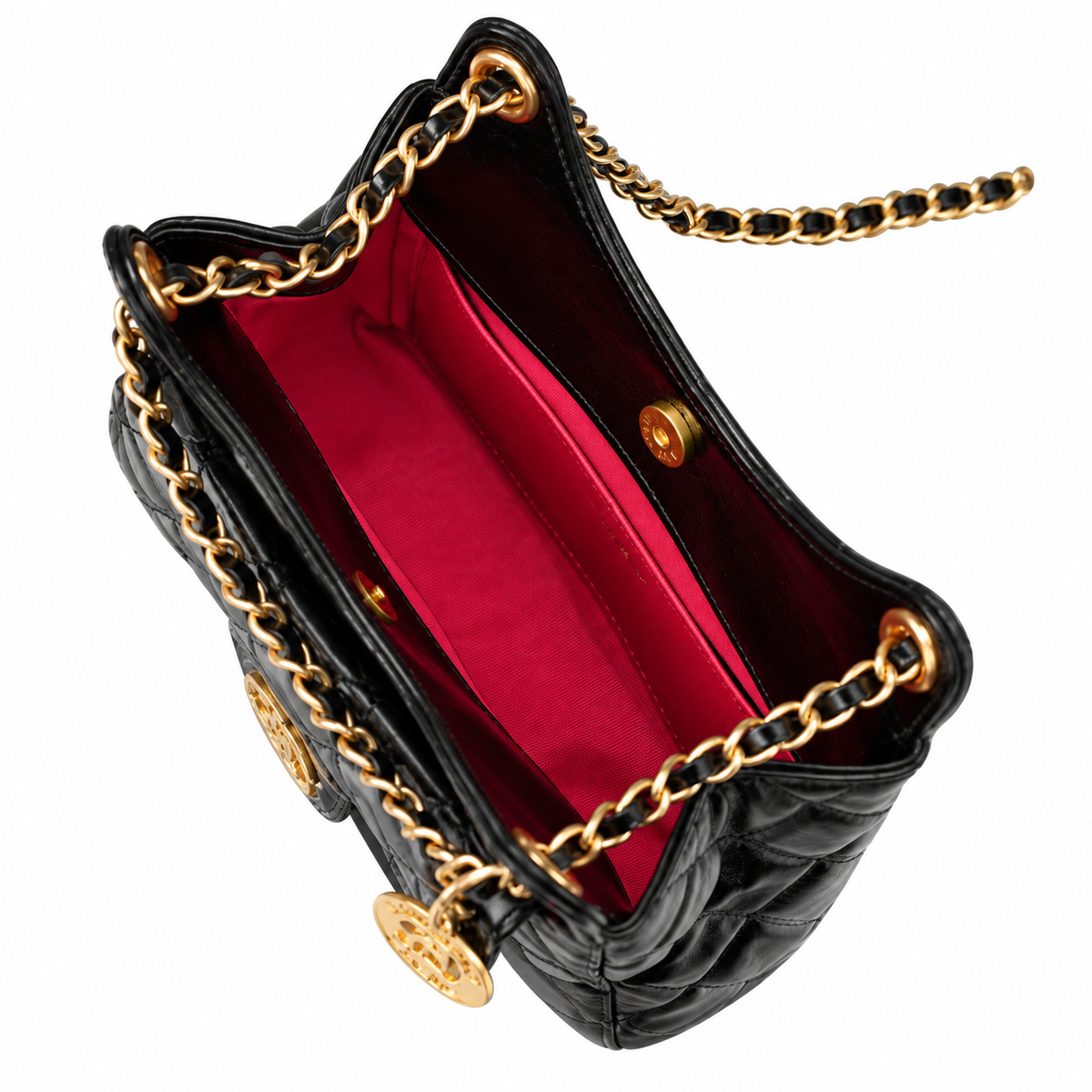Chanel Black Quilted Lambskin No.5 Hobo Bag with Chain