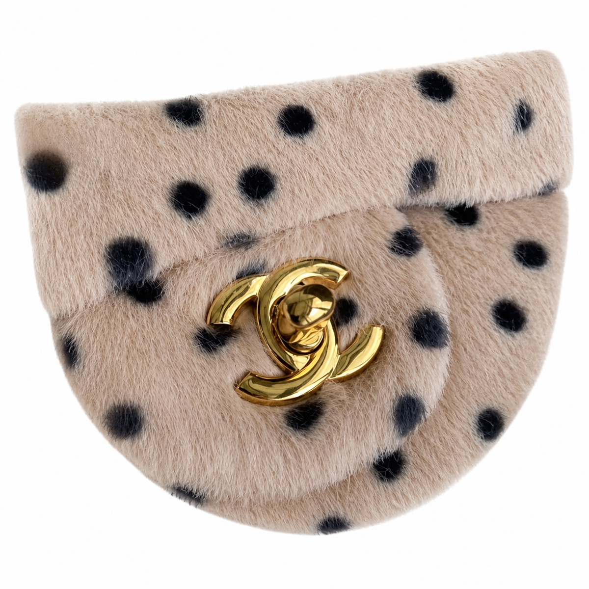 Chanel Polka Dot Flap Shoulder Bag