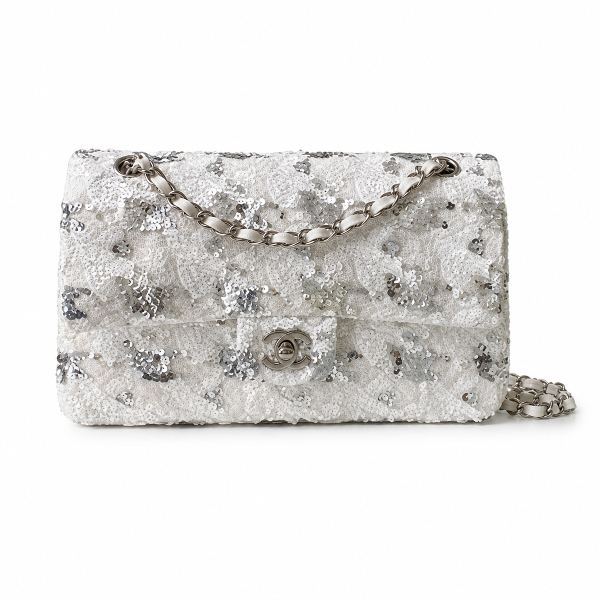 Chanel Quilted Leather Chain Flap Bag