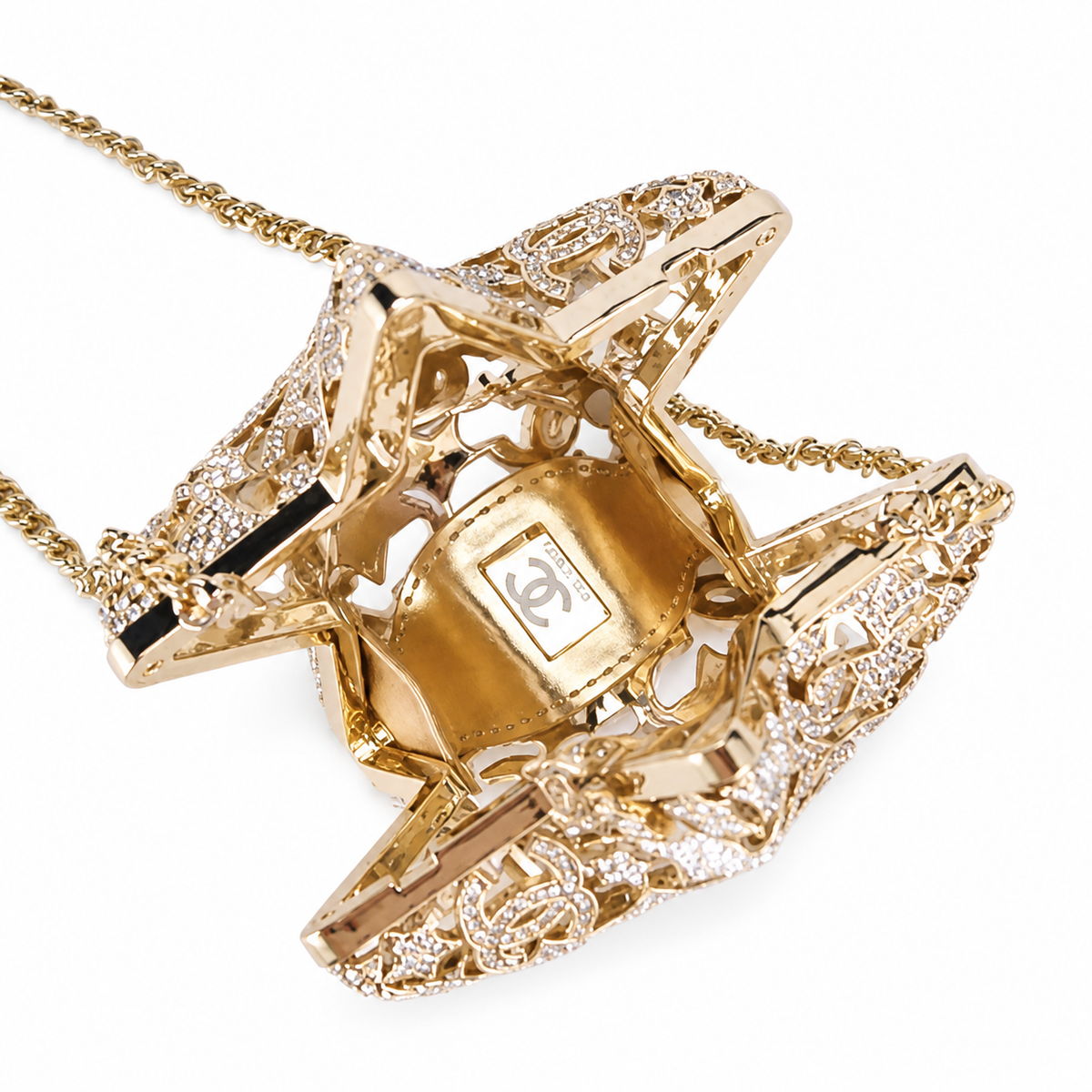 Chanel Crystal Star Clutch Bag